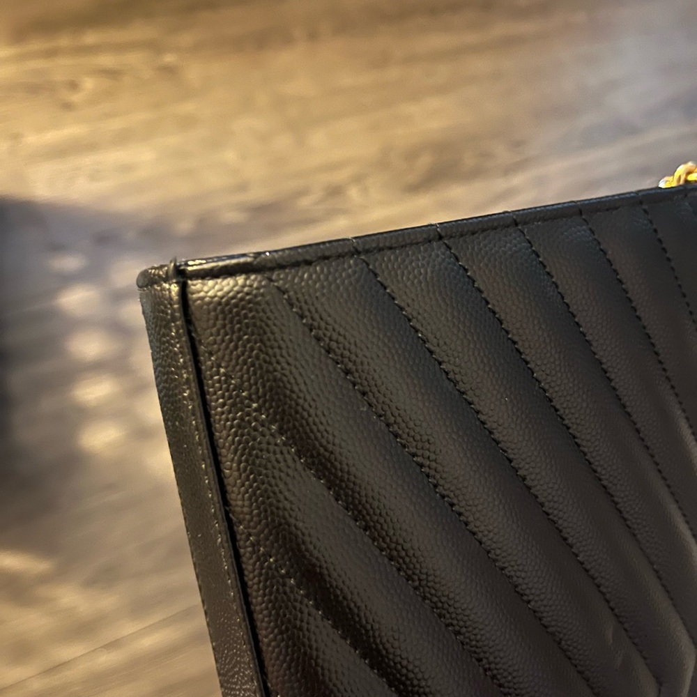 Saint Laurent Black Quilted Leather Bag - Picture 12 of 12
